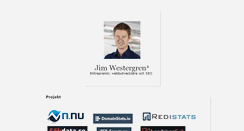 Desktop Screenshot of jimwestergren.se
