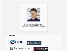 Tablet Screenshot of jimwestergren.se